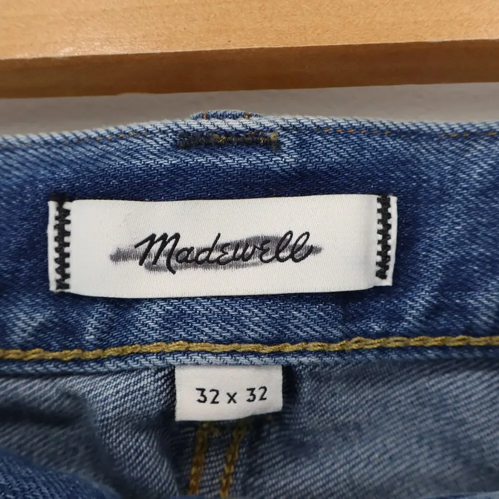 Madewell Men's The 1991 Straight Leg Jean Banwell Wash Size 32x32 NWT
